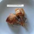 Involtini di triglia con lardo di Colonnata
