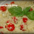 Cous cous con pomodorini e mozzarella