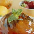 Aspic di fragole e prugne