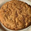 Torta di mele con granella di arachidi