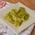 Mandilli de saea al pesto di basilico