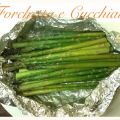 Asparagi in cartoccio con olio al limone
