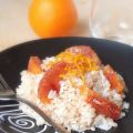 
Risotto al brandy e arancia