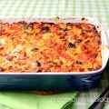 Lasagne di pane carasau con ricotta e verdure