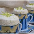 Lemon ice soufflé