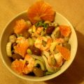 INSALATA DI GAMBERONI, SEPPIE E ARANCE