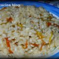 Risotto con fiori di zucca ( o di zucchina)