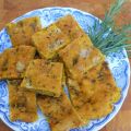 Focaccia di zucca senza lattosio e senza uova