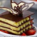 TRECCIA DI SFOGLIA CON TAVOLETTA DI CIOCCOLATO