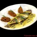Trote al forno in salsa di zafferano