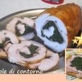 Rollé di petto di pollo con spinaci