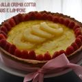 CROSTATA ALLA CREMA COTTA ANANAS E LAMPONI