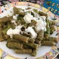 TORTIGLIONI in CREMA di ASPARAGI e STRACCIATELLA