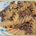 Fusilli con ragù bianco... al vino rosso
