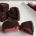 Bonbons gelati di cioccolato e fragola