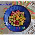 Gnocchetti in multicolor per martedì grasso