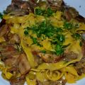 tagliatelle all'uovo con porcini