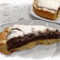 Crostata ripiena al cioccolato