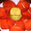 Sformato di zucchine su letto di bresaola