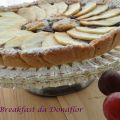 Crostata di mele con marmellata di uva