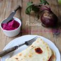 Piadina con hummus di barbabietole rosse,[...]