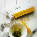 

Linguine al pesto di piselli e asparagi 


