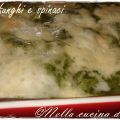 Lasagna funghi e spinaci