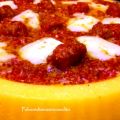 Crostata di polenta e sugo alla salsiccia