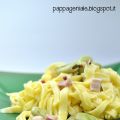 Tagliatelle - crespelle speck cotto, fave e[...]