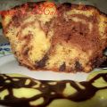 Plum cake al cioccolato con crema di pistacchi