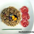 Risotto alle erbe primaverili , fiori eduli e[...]