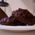 Flourless double chocolate cookies