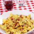 Carbonara di farfalle al curry