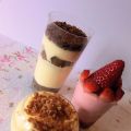 Tris di dolci al cucchiaio monoporzione