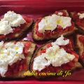 Bruschetta con burrata