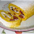 ROTOLO FARCITO CON CILIEGE E RICOTTA