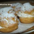 Bigne con crema diplomatica