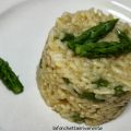 Risotto agli asparagi con cuore di burrata