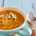 passatelli di castagne in brodo di zucca