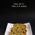 Cake al Thé matcha