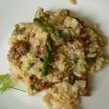 RISOTTO CON SALSICCIA E ASPARAGI