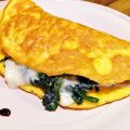 OMELETTE CON TARASSACO E ACETO BALSAMICO