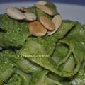 Tagliatelle con pesto di bietoline