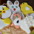 Biscotti di Pasqua decorati in pdz