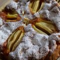 Torta del tre con pere e ricotta