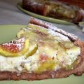 Crostata (frolla cacao) con ricotta e fichi /[...]