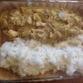 Pollo al curry con frutta