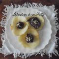 Coupelle con Nutella e granella di mandorle