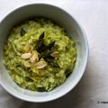 Risotto con asparagi, mandorle e limone