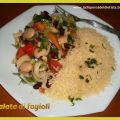 Insalata di fagioli e verdure